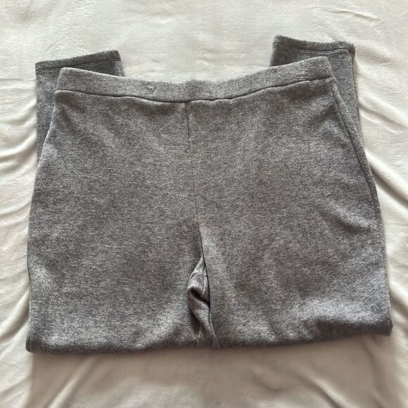 NEW Express Gray High Waisted Knit Kit Pants Size XL - Picture 7 of 13